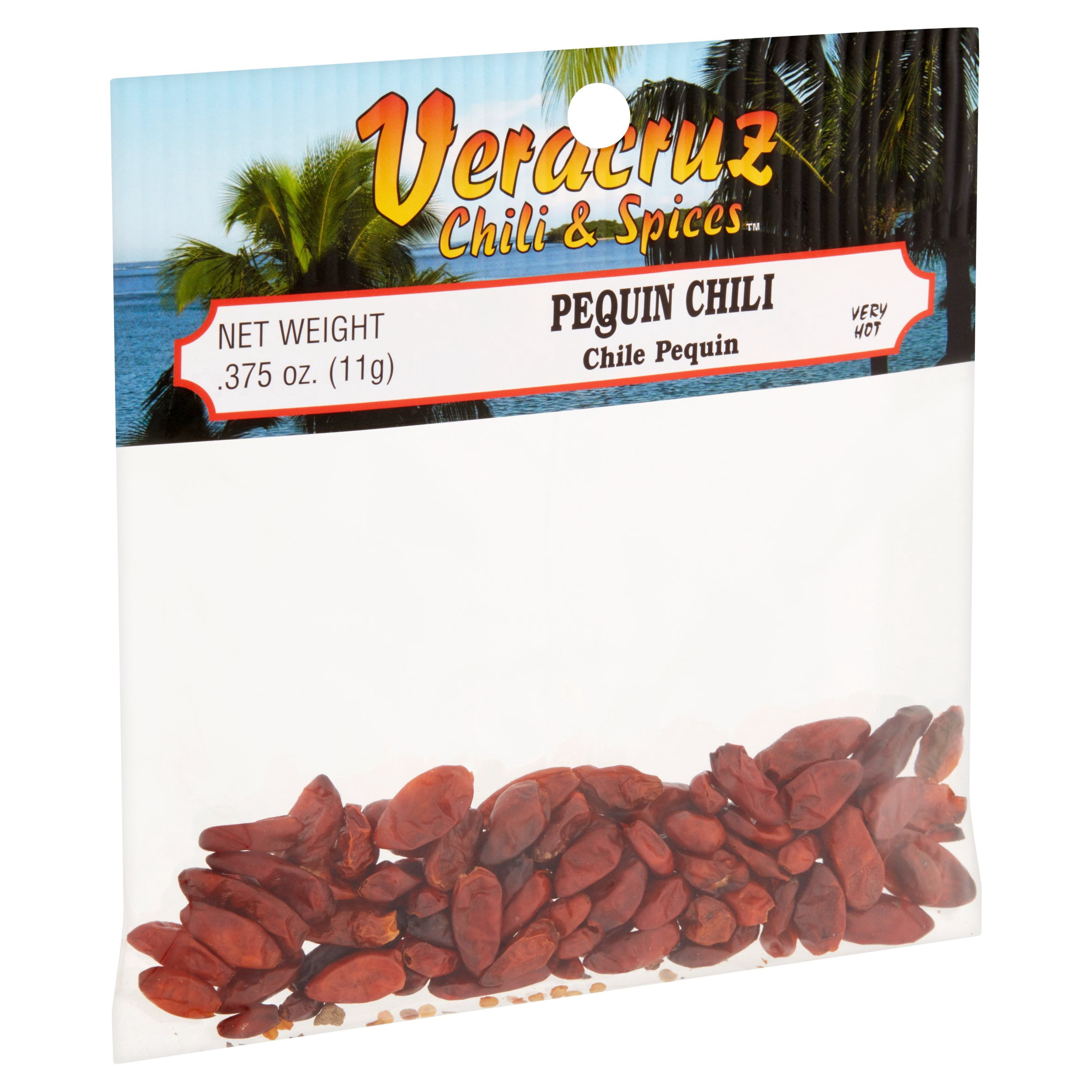 Veracruz Chili & Spices Pequin Chili, .375 oz, 12 pack