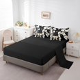 thumbnail image 3 of Erosebridal Wildlife Rabbit Bedding Sets Twin Size,Bowknot Flower Comforter Sets with Sheets,Easter Decor,Reversible,7pcs, 3 of 5