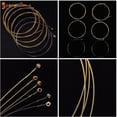 thumbnail image 3 of Spencer 2 Sets of 6 Guitar Strings Replacement Steel String for Acoustic Guitar For Beginners Performers (2 Gold Set), 3 of 7