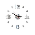 thumbnail image 2 of 3D DIY Roman Numbers Acrylic Mirror Wall Sticker Clock Home Decor Mural Decals, 2 of 3