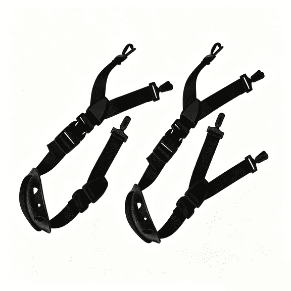 Nealison 2Pcs Universal Adjustable Chin Straps with Chin Cup, Fit for Hard Hats, Construction Helmets, and Bike Helmets.