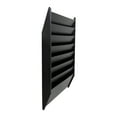 thumbnail image 1 of FixtureDisplays® 7-Tier Wall Cubicle Mount File Holder Literature Display Letter Slot Workorder Holder Letter Organizer 119985-NEW-BLACK, 1 of 5