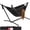 Onyx, variant on Best Choice Products 2-Person Brazilian-Style Cotton Double Hammock with Stand Set w/ Carrying Bag - Blue/Green Stripes