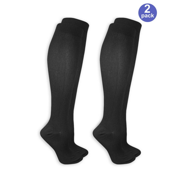 Women's Travel Compression Socks 2 Pack - Walmart.com
