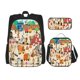 thumbnail image 1 of Balery construction road work landscape Mochila Escolar 3 en 1 para Niños - Mochila Resistente con Lonchera Térmica y Estuche - Mochila Escolar para Niños y Niñas, 1 of 7