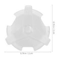 thumbnail image 2 of unbranded Tornillos Plásticos Transparentes Para Casco De Motocicleta Compatibilidad Amplia Y Fácil Instalación, 2 of 8