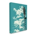 thumbnail image 3 of Stupell Industries Painter On Ladder Conceptual Clouds Graphic Art Gallery Wrapped Canvas Print Wall Art, Design by Matheus Lopes Castro, 3 of 7