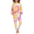thumbnail image 4 of Honeydew Women's Vibrant Print French Terry Sweatshirt for Casual Chic Comfort, 4 of 4
