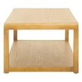 thumbnail image 5 of Safavieh Omara Glam 1 Shelf Ash Veneer Coffee Table, Natural, 5 of 10
