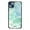 Green Marble, variant on Marble Glass Case Cover For iPhone 13 mini - Blue Gold Marble