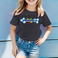 thumbnail image 2 of Icvfdpl T-Shirts pour Filles Rentrée des Classes, T-Shirt à Manches Courtes Col Rond pour Enfants avec Imprimés Mensuels Confortables pour Tous les Jours 8-9 Ans, 2 of 4