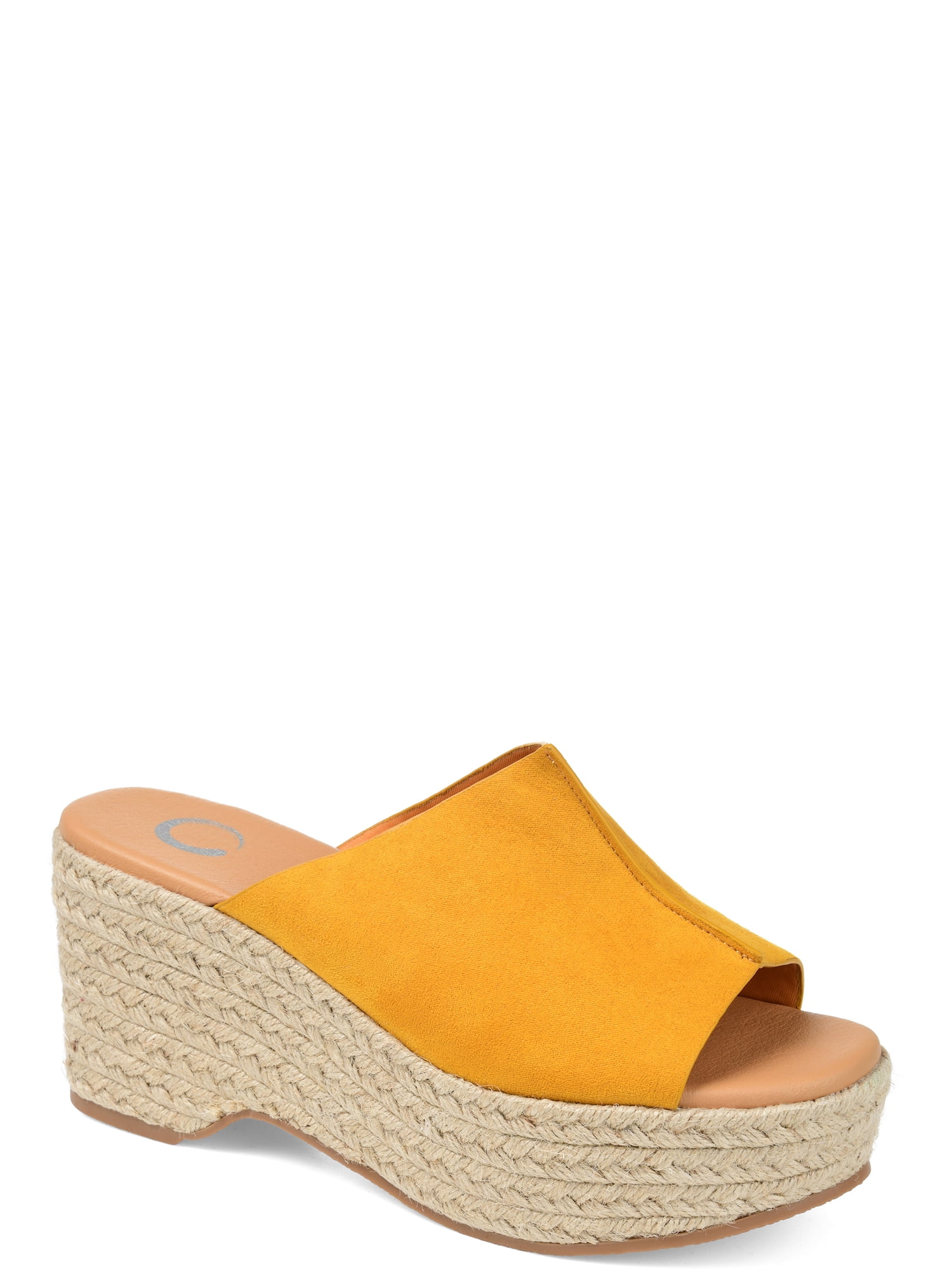 platform espadrille slide
