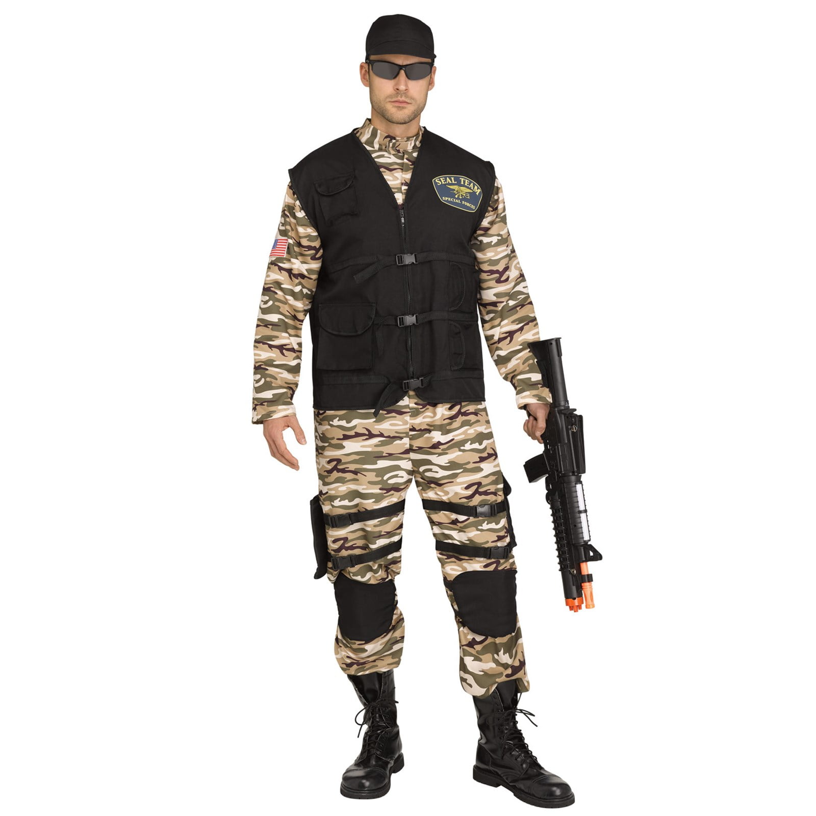 Seal Fighter Commando Men's Halloween Costume - Walmart.com