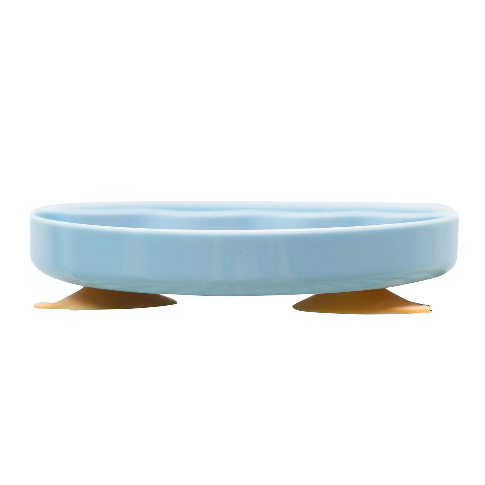 (4 pack) Bluey 3-Piece Mealtime Set with Divided Suction Plate, Bowl and Spoon – 9m+