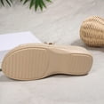 thumbnail image 4 of Bkhluea Women Wedge Slide Sandals Floral Appliqué Shoes Comfortable For Casual Home Travel Daily Outdoor Activities, 4 of 7