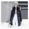 thumbnail image 3 of Chaqueta De Mujer De Algodón Cálido Con Cuello De Piel Moda, 3 of 8