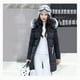 thumbnail image 3 of Chaqueta De Mujer De Algodón Cálido Con Cuello De Piel Moda, 3 of 8
