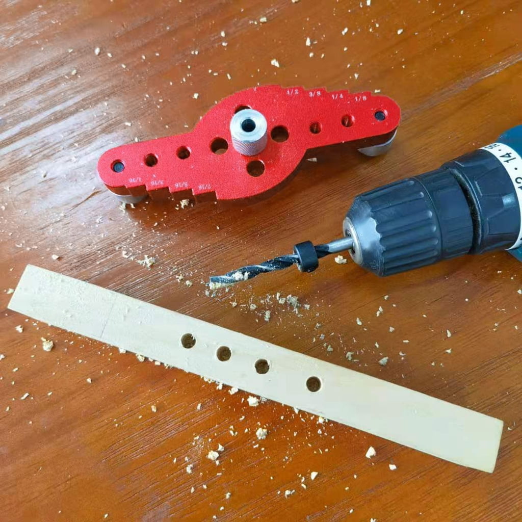 Geemin Vertical Pocket Jig Hole Woodworking Doweling Jig Set Self Centering Drill Guide