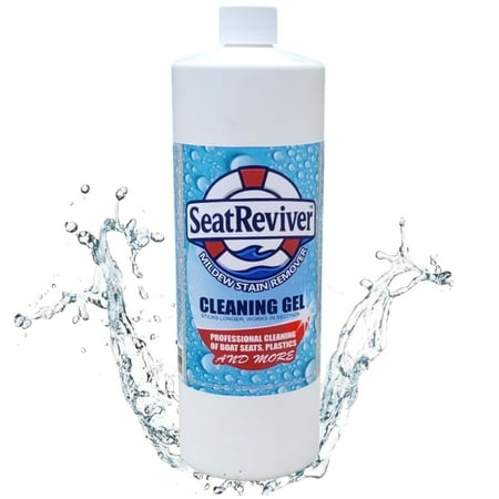 Seat Reviver Mildew Stain Remover for Boat Seats, Vinyl, Plastic, 32oz
