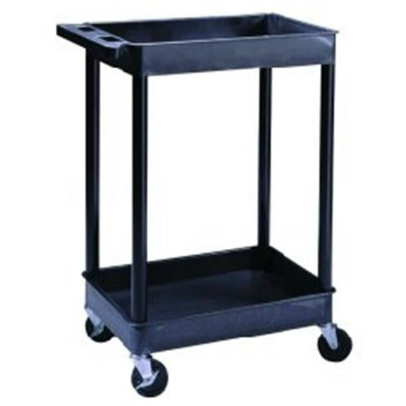 2-Shelf Utility Cart with 4in. Casters