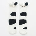 thumbnail image 2 of Yuanlong Womens Socks Winter Autumn Giraffe Cartoon Thicken Fluffy Mid Tube Socks Casual Home Comfort Thermal Floor Socks, 2 of 2