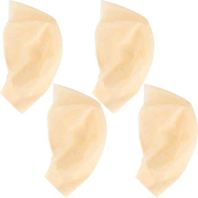 Gorros calvos Gorro calvo de látex para adultos Maquillaje Peluca para cabeza calva Accesorio de disfraz 4 piezas