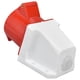 thumbnail image 4 of IP44 CEE Latón Rojo Toma Industrial PC 32A-6H 220-380V 240-415V 4 Pines Impermeable A Prueba De Polvo Fácil De Enchufar Y Conectar Toma De Latón Para Energía Eléctrica, 4 of 7