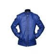 thumbnail image 4 of Mens Motorcycle Style Blue Designer Genuine Leather Jacket SouthBeachLeather, 4 of 7