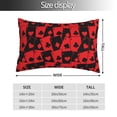 thumbnail image 2 of Kdxio Playing Cards Print Pillows Covers Cases Bedroom Decor Decoration Rectangle Two Sides Printed-14"x20", 2 of 6