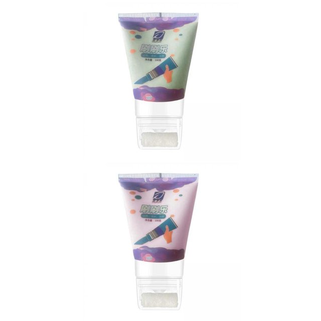 Abbracc 2 Pcs Rouleau de Peinture Murale Protection Outil Fournitures Agent pour Réparation Chambre Vert et Rose