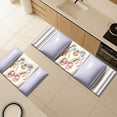 thumbnail image 3 of HCBY 2 Pieces Diatomite Visual Floor Mats Set,Bath Mat Non Slip Absorbent Mats for Tub Shower Bath Room Washable, 3 of 6