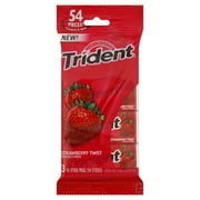 Trident Strawberry Twist 3pk, 54 Pcs