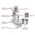 thumbnail image 2 of 20L Dough Mixer Kneading Machine Double-speed Double-action Detachable Bucket, 2 of 8