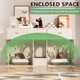 thumbnail image 6 of Cat Litter Box Enclosure Furniture Style, White Hidden  Cat Cabinet with Storage and Pet House, Fit Most of Litter Box, 6 of 18