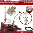 thumbnail image 1 of American Shifter  AOD Shifter Kit Chrome 10 in. E Brake Cable Trim Kit Dipstick for EEFCB, 1 of 1