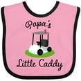 thumbnail image 3 of Inktastic Papa Little Golf Caddy Boys or Girls Baby Bib, 3 of 4