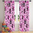 thumbnail image 5 of Blackout Kids Curtains,Pink Halloween Fantasy Pattern Childrens Insulated Curtains Set Of 2,Bedroom Essentials,Toddler Room Decor 42"x84", 5 of 5