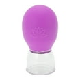 thumbnail image 1 of Unique Bargains 1 Pc Convenient Cupping Facial Tools for Beauty Parlor Purple Silicone Glass, 1 of 5