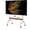 Brown--Without perforated plate, variant on Mobile TV Cart Easel Rolling TV Stand for 32 to 75 Inch LCD LED OLED Flat Panel Screens, Stainless Steel Portable Floor TV Stand with Locking Wheels Hold Up to 110 Lbs Max VESA 600x400mm
