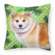 thumbnail image 1 of "Treasures BB9852PW1414 Shiba Inu Outdoor Canvas Pillow, Día de San Patricio" Caroline's Treasures BB9852PW1414, 1 of 1