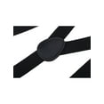 thumbnail image 3 of Unisex Y-Back Clip-On Adjustable Elastic Suspenders, Black, 3 of 4