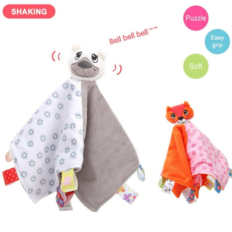 Baby toy blanket with animal head new arrivals