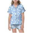 thumbnail image 2 of WEAIXIMIUNG Kid DIY Hand Painted Homewear Set Colouring Pajama Sets For And Girl Can Play With And Wea 150, 2 of 5