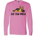 thumbnail image 3 of Inktastic Napping Dis Tew Much German Shepherd Long Sleeve T-Shirt, 3 of 5