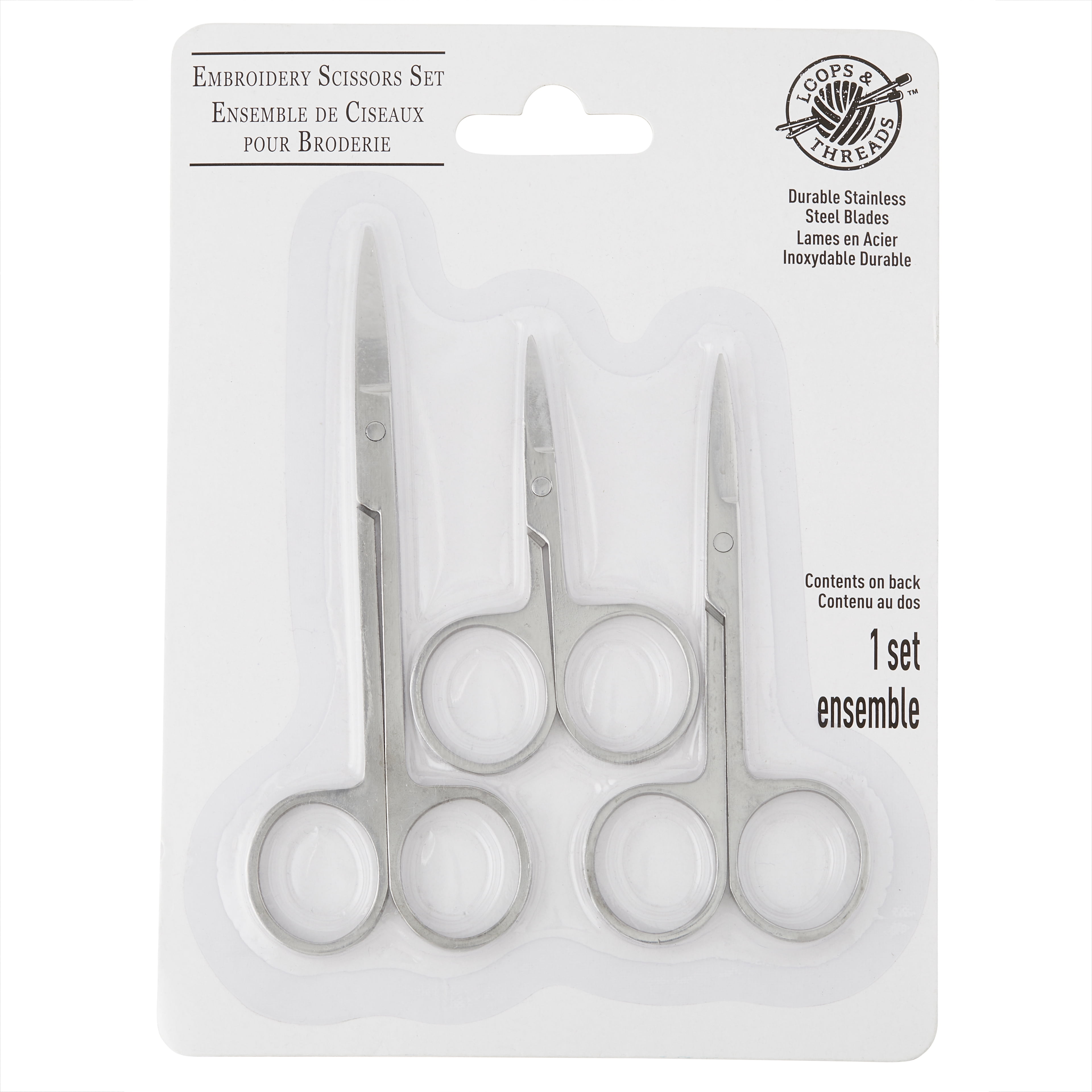 12 Packs: 3 ct. (36 total) Embroidery Scissor Set by Loops & Threads