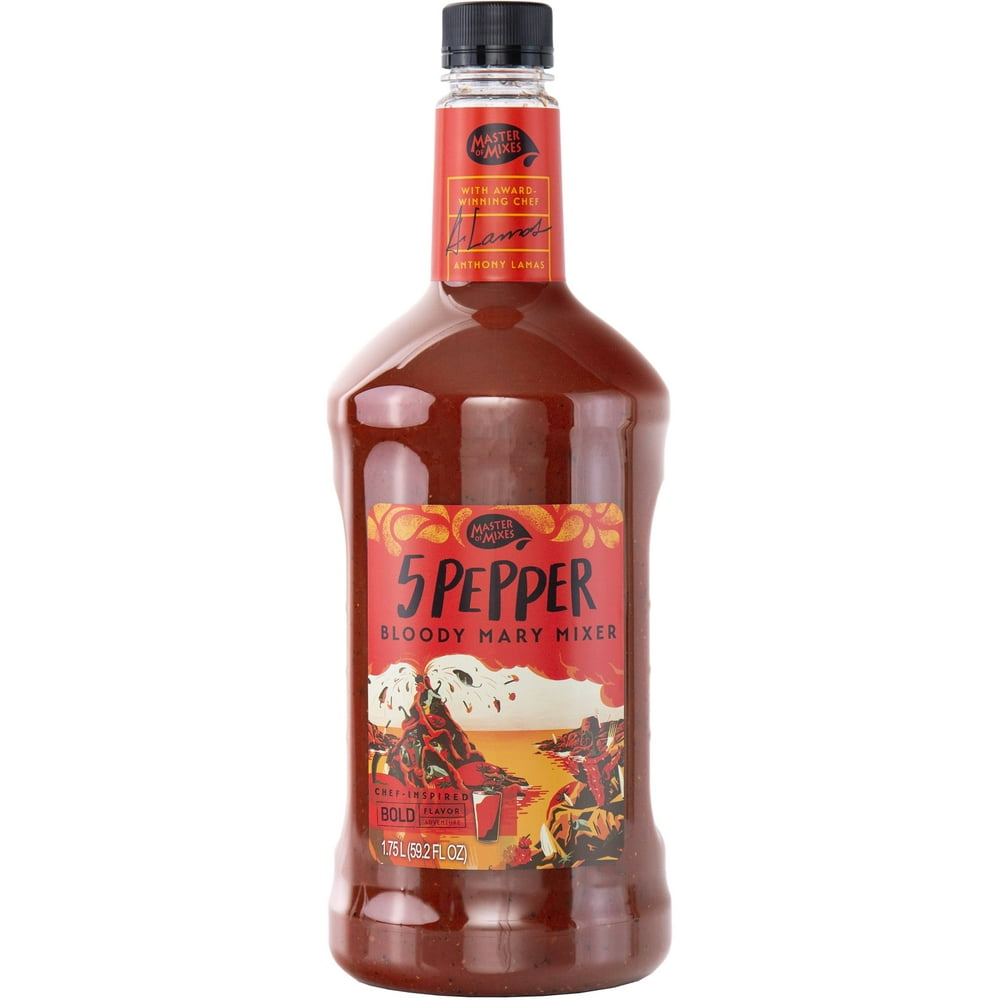 Master of Mixes 5 Pepper Bloody Mary Mix, 1.75 L