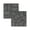 Gray + Black, variant on GroundSmart 16" x 16" x 3/4" Gray Dual-Sided Rubber Garden Patio Paver, 9 Pack