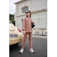 thumbnail image 6 of Arshiner Girl's 2 Piece Fall Outfits Rib-Knit Sweaters Set Knit Hoodie and Sweatpants, 6 of 7