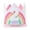 Number 2, variant on Visland Shining Sequins Pink Series Elastic Band Number Hat Baby Felt Rainbow Theme Birthday Party Crown Hat