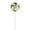 Lime/White, variant on Vickerman 17" Red-White Candy Lollipop Christmas Ornament